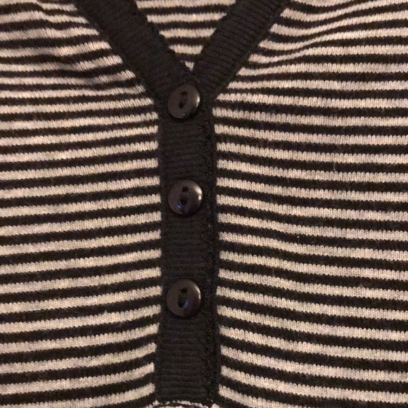 Kim Rogers women’s striped 3/4 sleeve top size XL - Picture 5 of 16